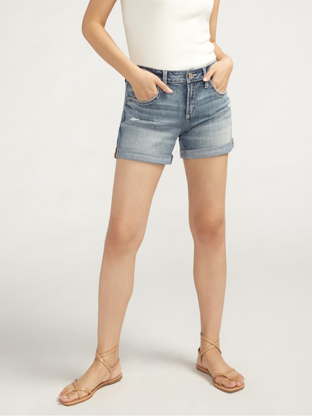 Silver Jeans Boyfriend shorts